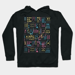 Modular Synthesizer Synthwave Hoodie